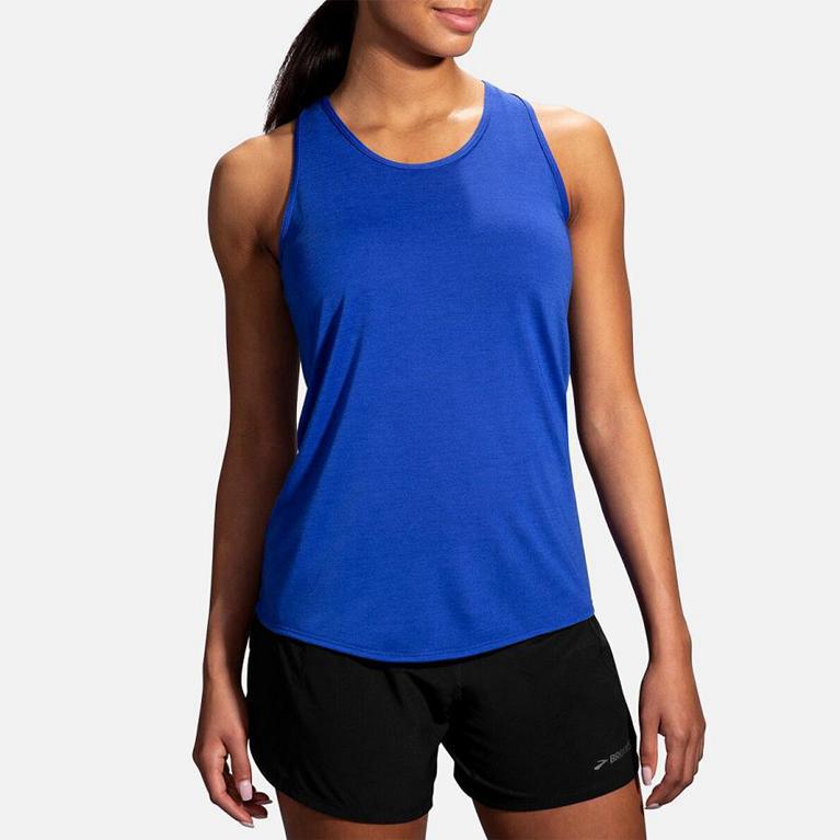 Brooks Distance Women's Running Tank Top - Blue (28976-CRWY)
